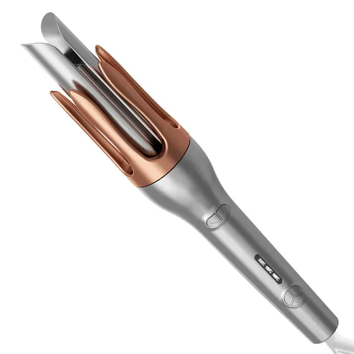 Fer à boucler entièrement automatique 2‑en‑1 – Lissage et bouclage – Rotation gauche/droite