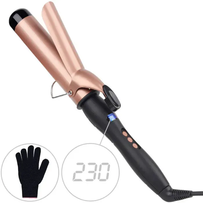 Fer à boucler professionnel - Virex® - Barillet 38 mm - Température réglable 150-230 °C