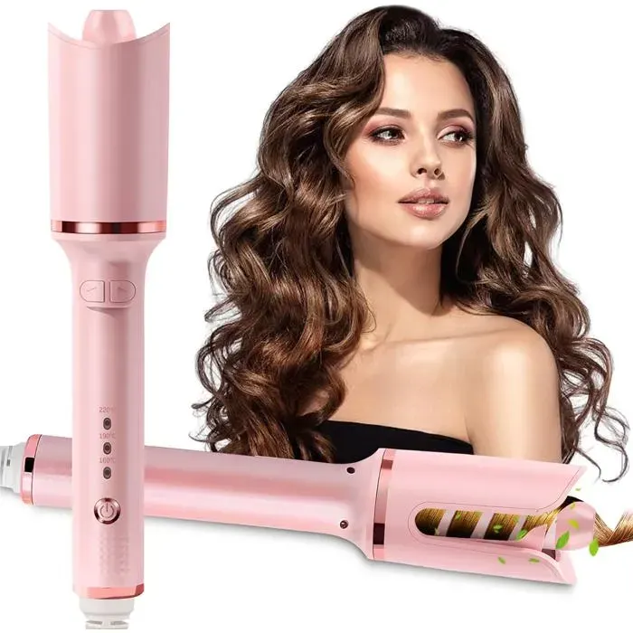 Fer à Friser Automatique 28mm Boucleur Automatique avec 3 Température Réglable Ceramic Curling Iron types de cheveux