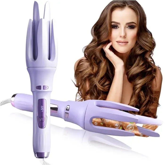 Fer à friser automatique – idéal pour celles et ceux qui privilégient un coiffage facile et un soin doux des cheveux.