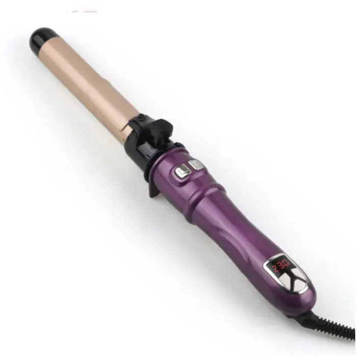 Fer à friser automatique - PZCC - Revêtement céramique - 28 mm - 100–220 °C - Boucles parfaites - Violet