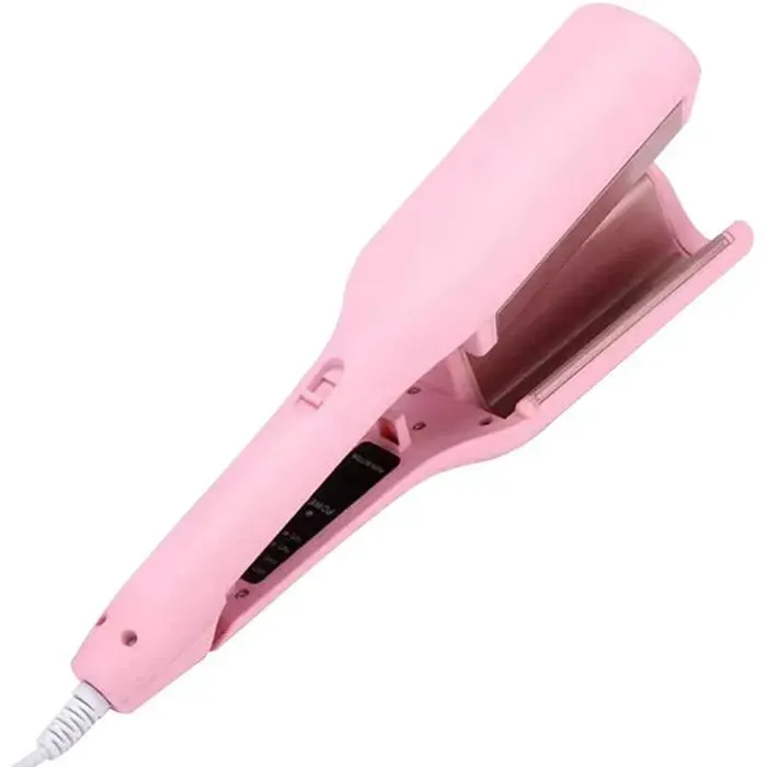 Fer À Friser En Forme De V Pour Vagues De Plage Bouclés À Grandes Vagues De 32 Mm Design Anti-Brûlure Baguette À Friser