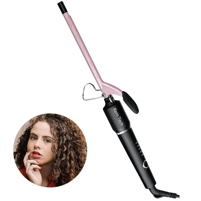 Fer à friser - Kern Tech - 40x5x5 cm 45 W Céramique Réglage sur 3 niveaux Bouclage Automatique Chauffage Rapide Respect des Cheveux