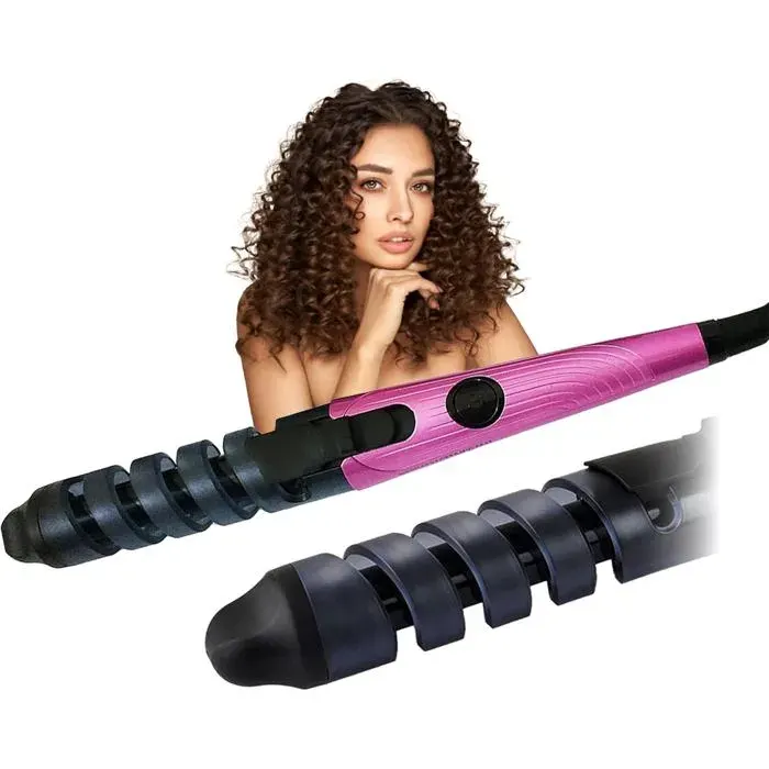 Fer à friser professionnel en céramique pour cheveux bouclés 190° C Max Label