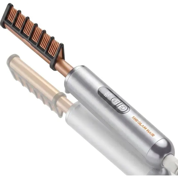 Fer à Lisser Anti-Brûlure-Lisseur Isolé avec Revêtement Gloss Pro™Chauffage Rapide 30s5 Niveaux de Température