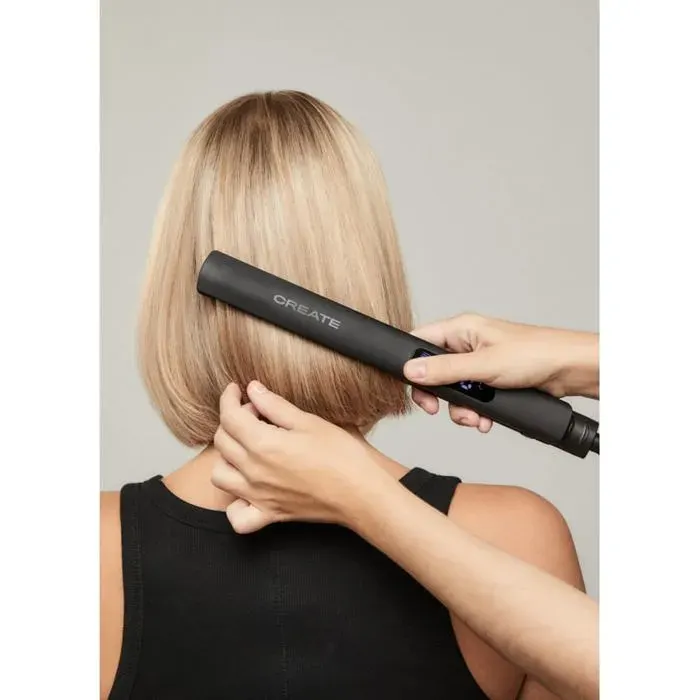 Fer à lisser - Create - Styler céramique slim - Écran numérique - 9 températures - Câble pivotant