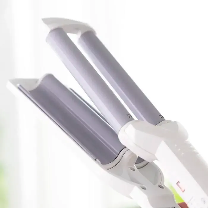 Fer à lisser - InnovaGoods - Modèle céramique - 55 W - Température 200 °C - Câble rotatif 360°
