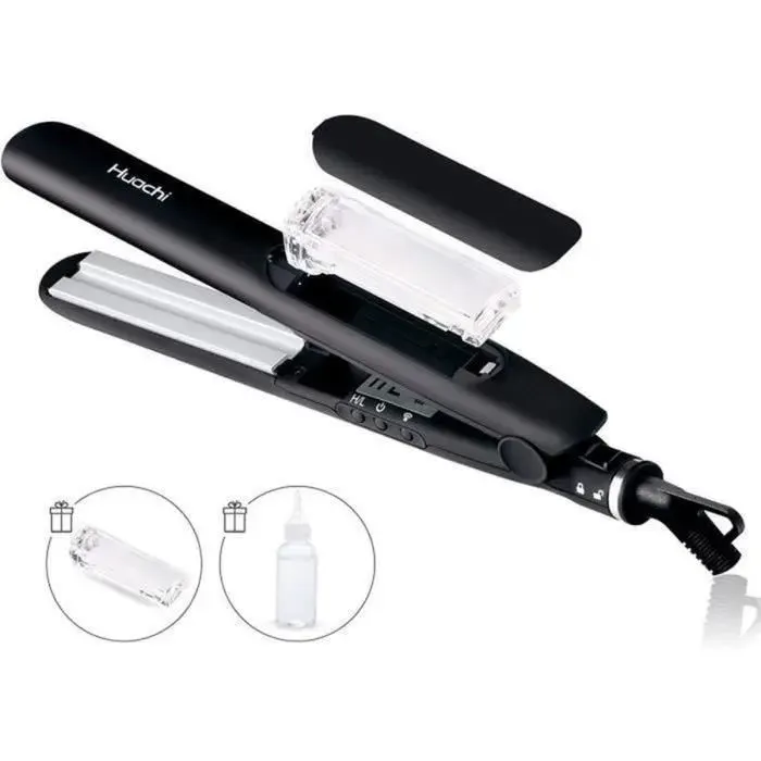 Fer à Lisser Professionnel Wet2Straight Lisser Cheveux Mouillés EU Prise Noir