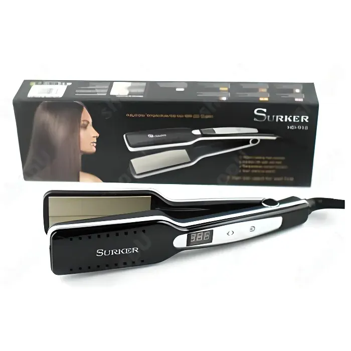 Fer à lisser - SURKER - CÉRAMIQUE À VAPEUR XXL - Plaques 50 mm - Céramique - Pour cheveux humides et secs