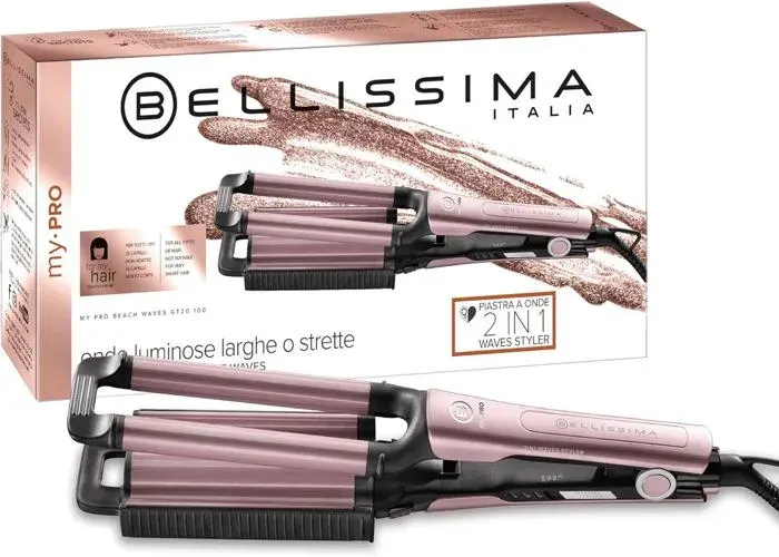 Fer à OndulerPlaque Céramique Réversible Waver Cheveux ProfessionnelBoucles Larges ou Serrées My Pro Beach Waves GT20