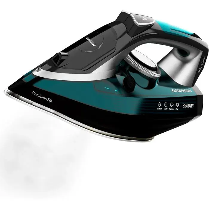 Fer à Repasser à Vapeur 3200 W Fast&Furious 5060 Ultra Steam Arrêt Automatique Vapeur Continue 70g/min Coup de Vapeur 270 g/min