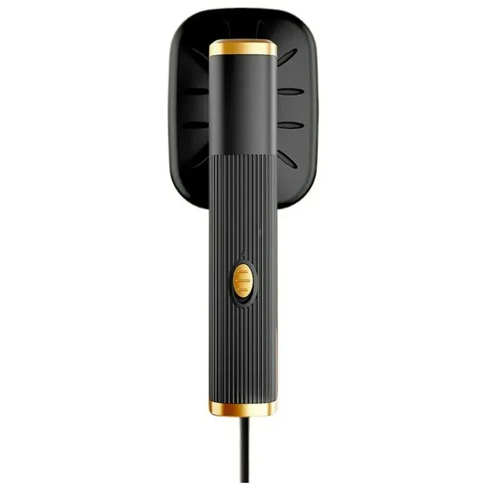 Fer à repasser à vapeur défroisseur port USB panneau en alliage daluminium pour les voyages et la maison noir