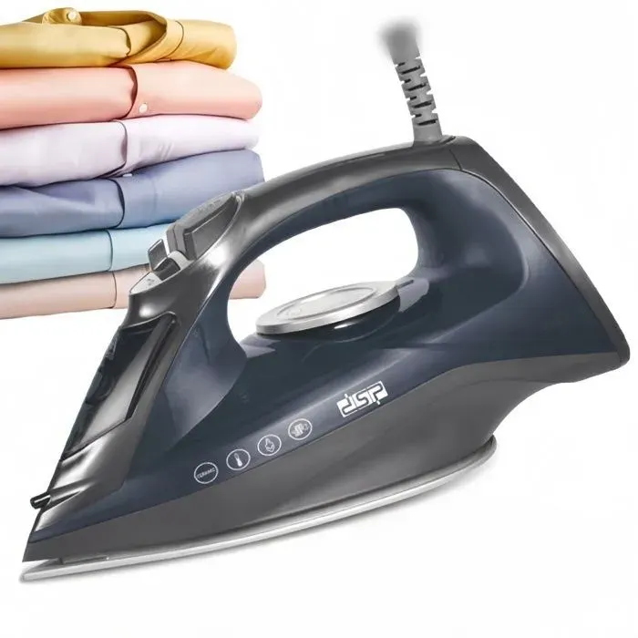 Fer à repasser avec plaque en céramique - 2200W - réservoir deau de 275 ml auto-nettoyage Pulvérisateur anti-goutte