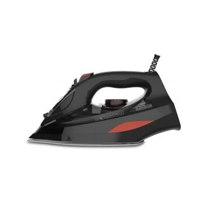 Fer à repasser BLACK & DECKER BXIR3000E - 3000W - 45gr/mn - pressing 200gr/mn - semelle en céramique