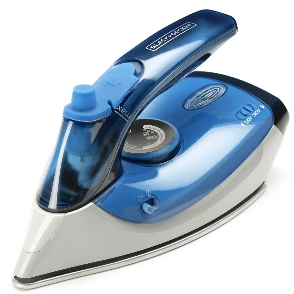 Fer à repasser BLACK ET DECKER BXIR1000E — coloris Bleu