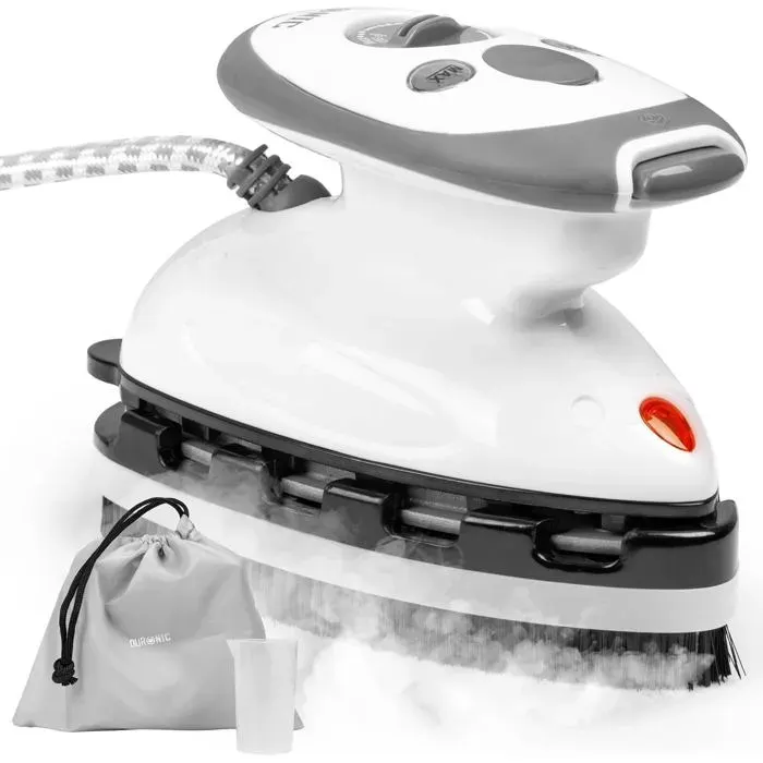 Fer à repasser de voyage - DURONIC - SI2 - 375 W - Semelle céramique - Réservoir 50 ml — coloris Blanc