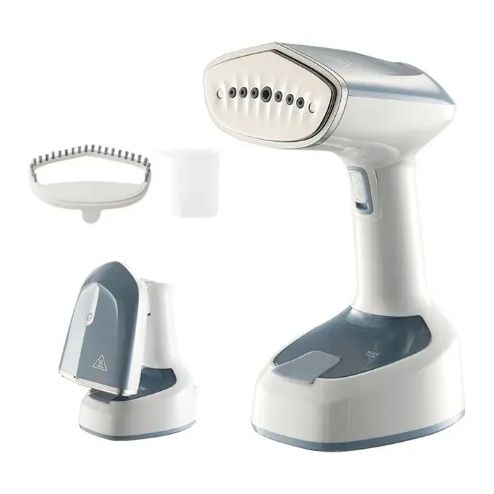 Fer à Repasser Main Vapeur 1500 W Commande Tactile Chauffe Rapide 15 Secondes Réservoir 150 ml Beige