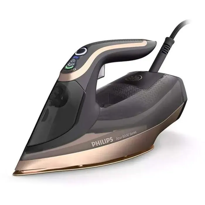 Fer à repasser noir - Philips - 3000 W - Vapeur verticale - Auto-nettoyage - Système anti-goutte - Vapeur automatique — coloris Noire