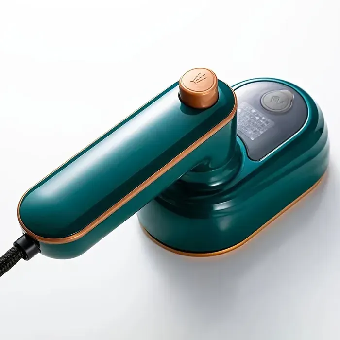Fer à repasser portable (Prise UE) — Mini-fer pliable à 180° préchauffage rapide en 30 secondes double fonction sec/vapeur