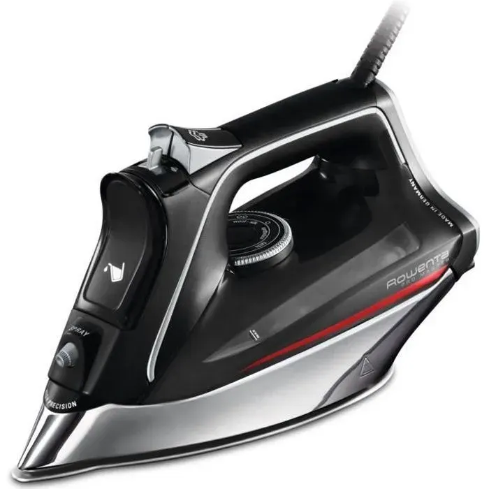Fer à repasser ROWENTA DW8210D1 Pro Master - Noir - 310 ml - 50 g/min - Système anti-tartre - 2 m — coloris Noire