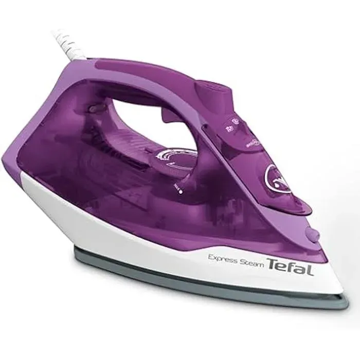 Fer à Repasser - Tefal - FV2836 - Semelle en céramique - 2400 W - Violet Blanc