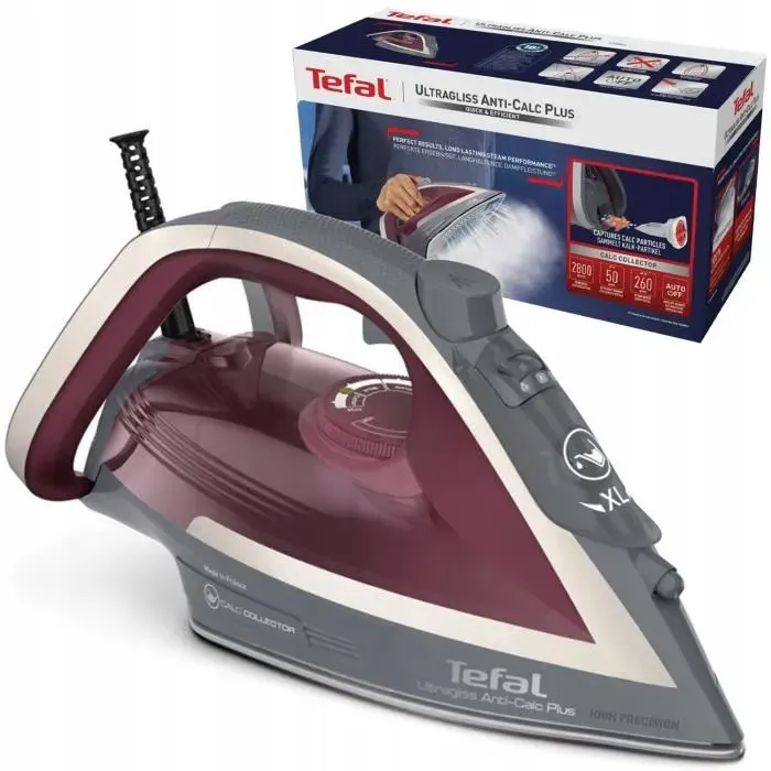 Fer à repasser - Tefal - Ultragliss Plus FV6840E0 - 2800 W - Durilium AirGlide - Anti-Calc