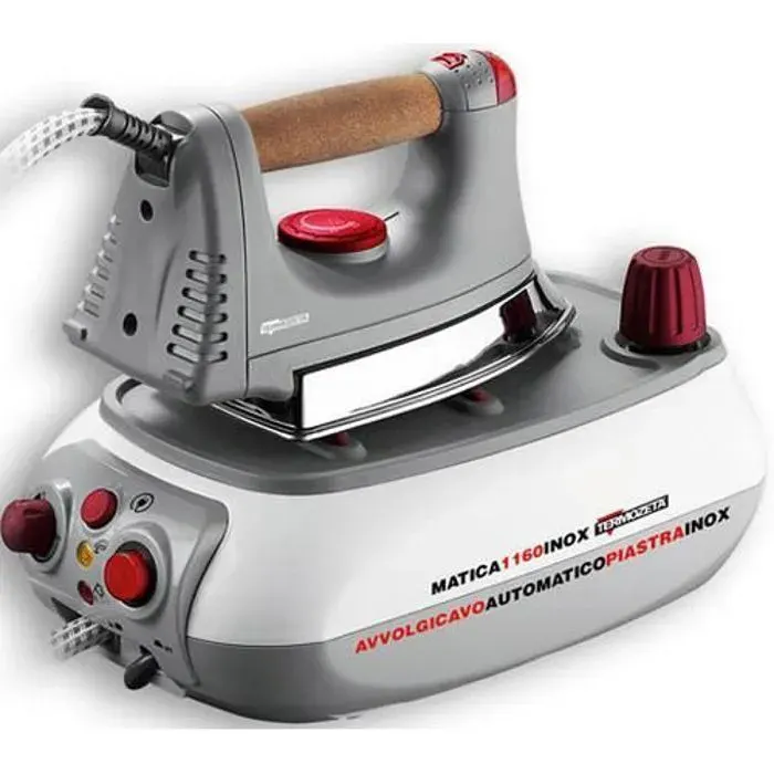 Fer à repasser Termozeta Matica 1160 Inox - 800 W - 35 bar - 09 L - Gris