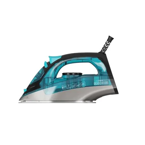 Fer à repasser vapeur Black+decker BXIR2201E 2200 W Bleu