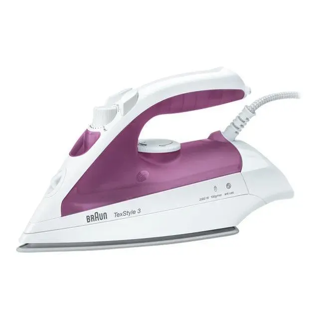Fer à repasser vapeur - BRAUN - TS320C - 1700W - 45g/min - Violet