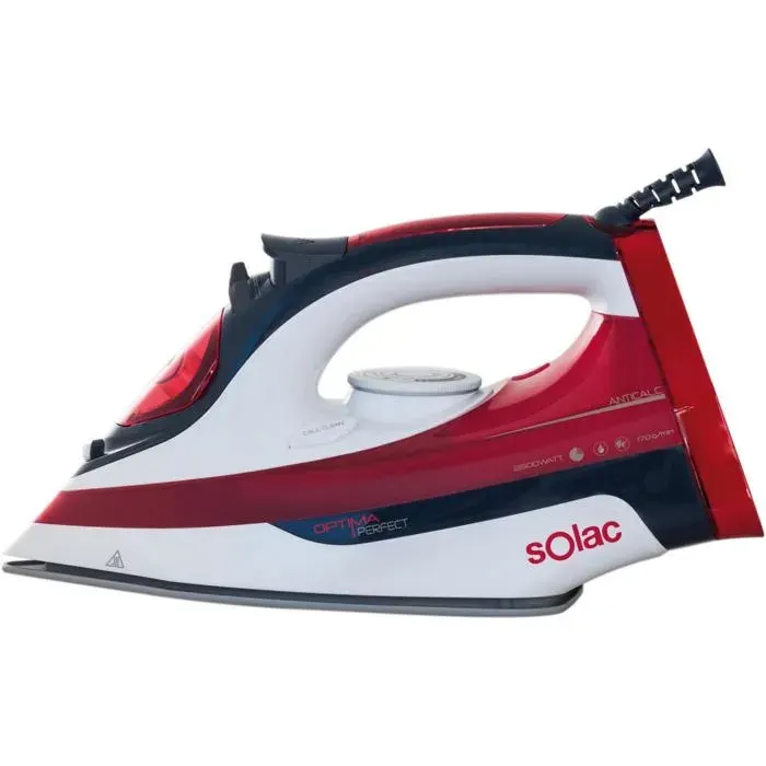 Fer à repasser vapeur Optima 2600W Semelle céramique Easy Drive 170g/min Vapeur verticale Réservoir 380ml Antigoutte