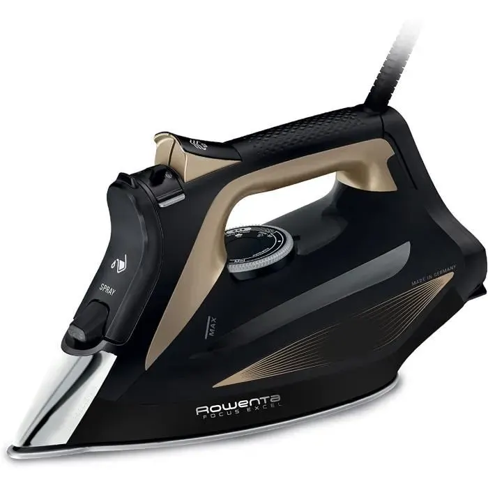 Fer à repasser vapeur - Rowenta - Focus Excel - 2700 W - Débit vapeur 45 g/min - Pressing 180 g/min