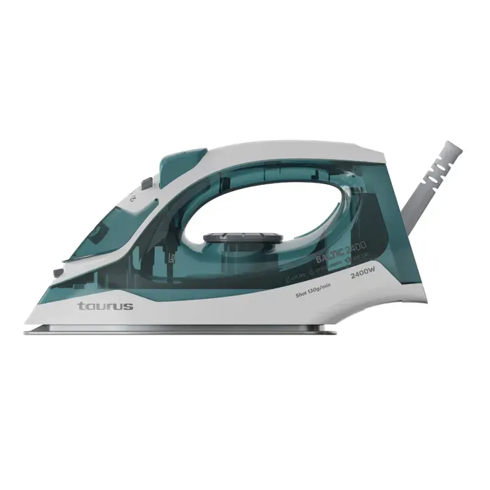 Fer à repasser vapeur - TAURUS - Baltic 2400 - 2400 W - Coup de vapeur 130 g/min - Semelle Téflon SILVER