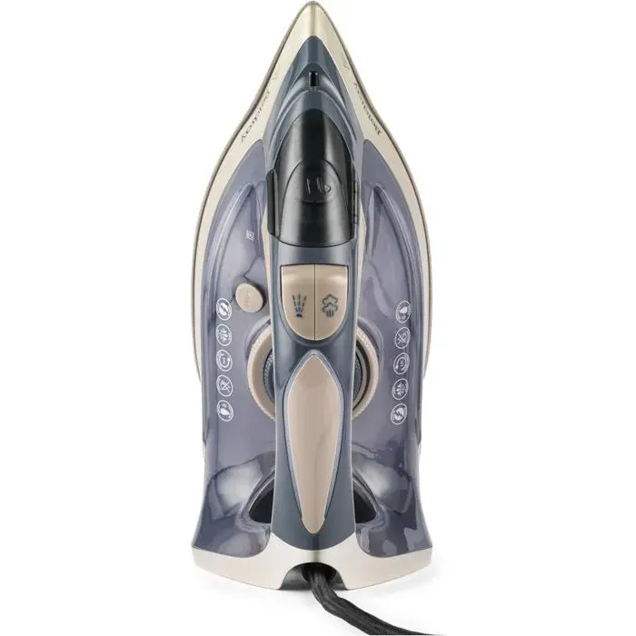 Fer à Repasser Vapeur Titanium Powerlite Fer à Vapeur avec Semelle en Céramique Jet de Vapeur 200g/min et Réservoir dEau 320ml
