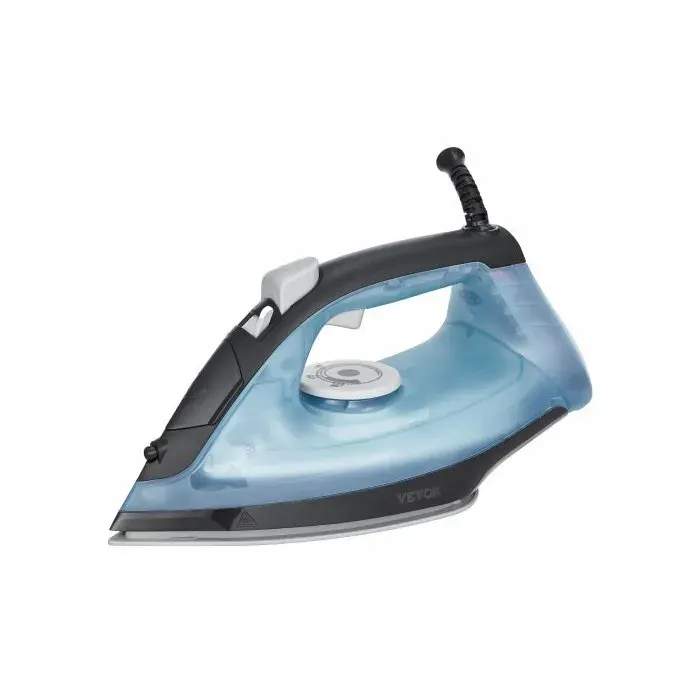 Fer à Vapeur 1600 W Fer à Repasser en Alliage dAluminium et Semelle PTFE Arrêt et Nettoyage Automatiques Quatre Réglages de
