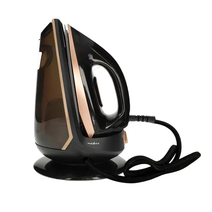 Fer à Vapeur 2400W Semelle Céramique avec Réservoir 1.5L 7 Bar Nedis Noir