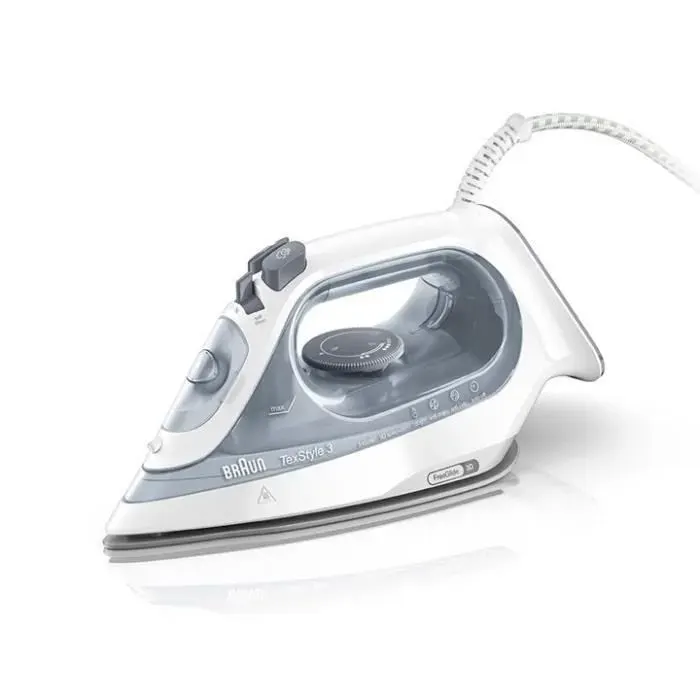 Fer à vapeur - BRAUN - SI 3054 - Semelle en céramique - 180 g-min - Gris