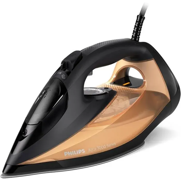 Fer à vapeur - PHILIPS - Azur Séries 7000 - 2800W - Vapeur continue 50 g/min - SteamGlide Elite