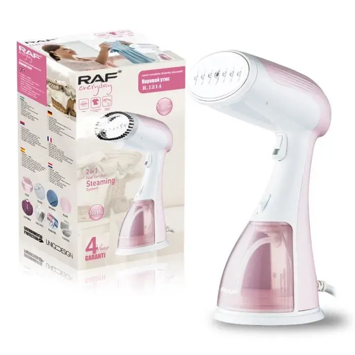 Fer à vapeur portable et brosse à vapeur de voyage - ANTCOOL - 1500W - Système anti-tartre - Débit de vapeur 40