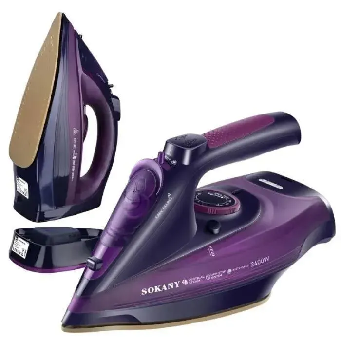 Fer à Vapeur Sans Fil NEW - 2400W - Semelle Céramique - Repassage Vertical ou Horizontalement multicolore FER A REPASSER