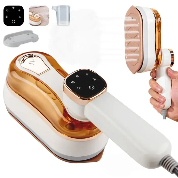 Fer à vapeur vertical - AIMOONSA - Pliable (voyage) - 1300W - Réservoir 180 ml - Chauffe 15s