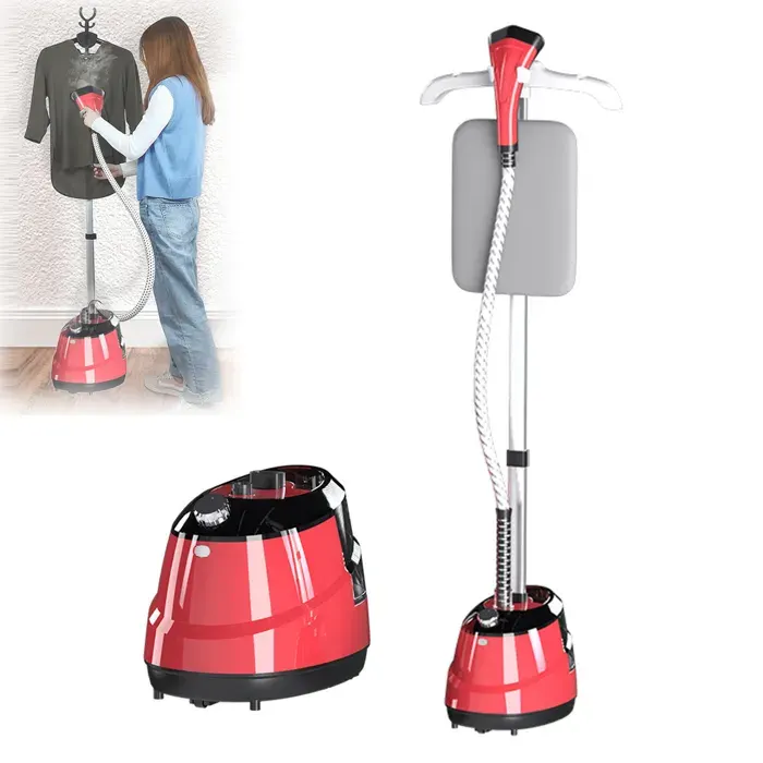 Fer à Vapeur Vertical Domestique 2000W Machine à Repasser à Vapeur 2L 3 Niveaux de Vapeur Défroisseur à Main Portable