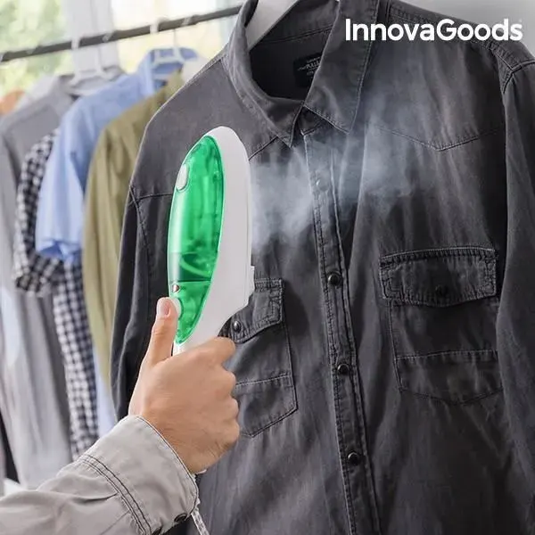 Fer à Vapeur Vertical - EUROWEB - 1000W - Blanc Vert - Idéal pour vêtements et rideaux - Résultat rapide