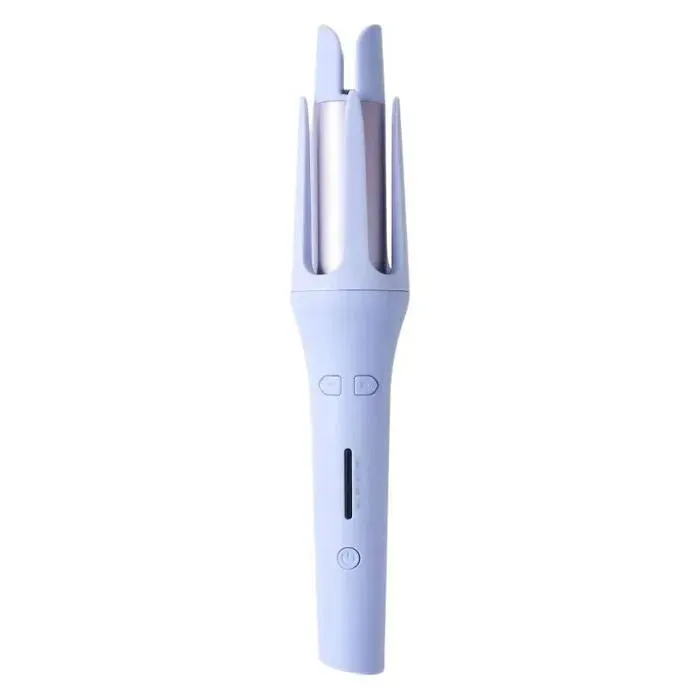 Fer boucler automatique 32mm bleu 3 températures chauffage rapide 360° grandes boucles cheveux longs durable pratique solide