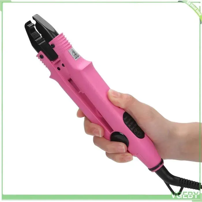 Fer dextension de cheveux - FAFEICY - Professionnel - Chauffage PTFE uniforme - Température 210°C constante - Cordon rotatif 25 m