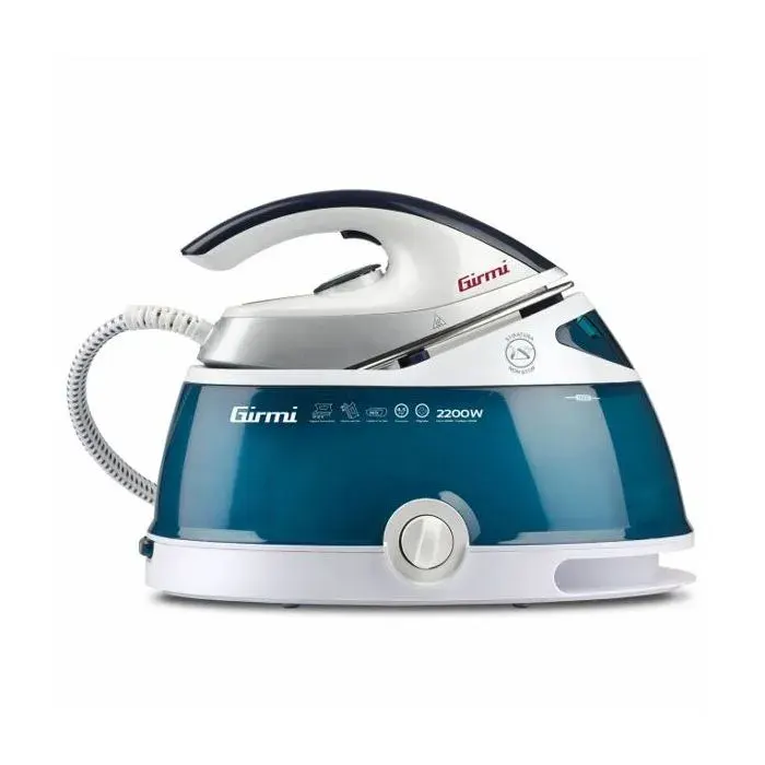 Fer et centrale vapeur - GIRMI - SS8000 - Remplissage continu - 2000-2400 W - Semelle acier inoxydable