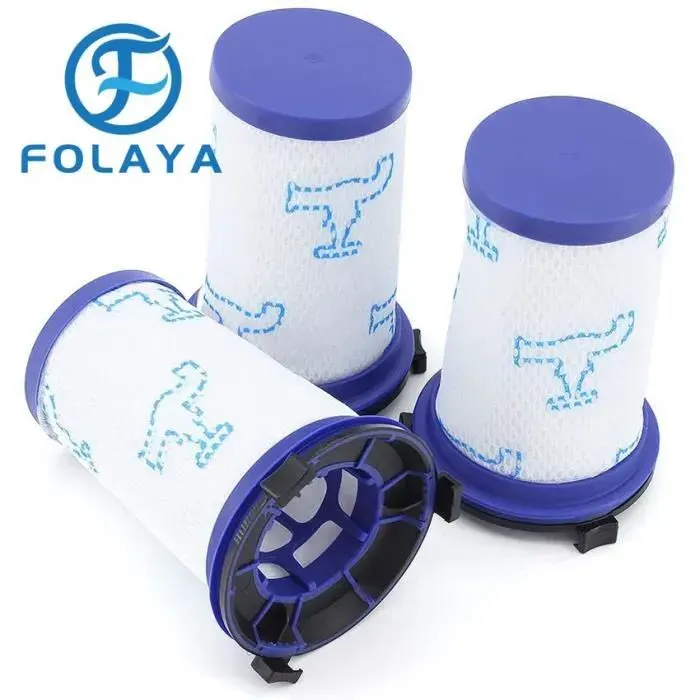 Filtre de remplacement - FOLAYA - Rowenta Air Force 360 - Compatible ZR009001 - Sans sac - Sac