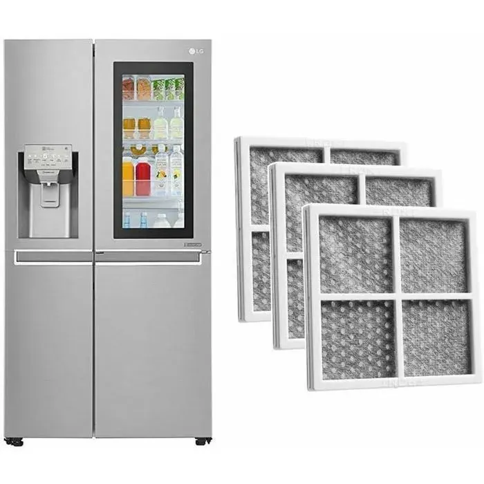 Filtres Air de Rechange LG Pure n Fresh 3 pices compatibles avec LG LT120F LFX31925SW LFX31925SB pour rfrigrateur YYV