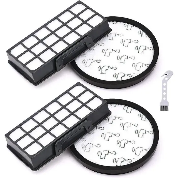 Filtres de Remplacement - GATO NEGRO - Rowenta Silence Force - 2 Sets - HEPA - Haute Qualité
