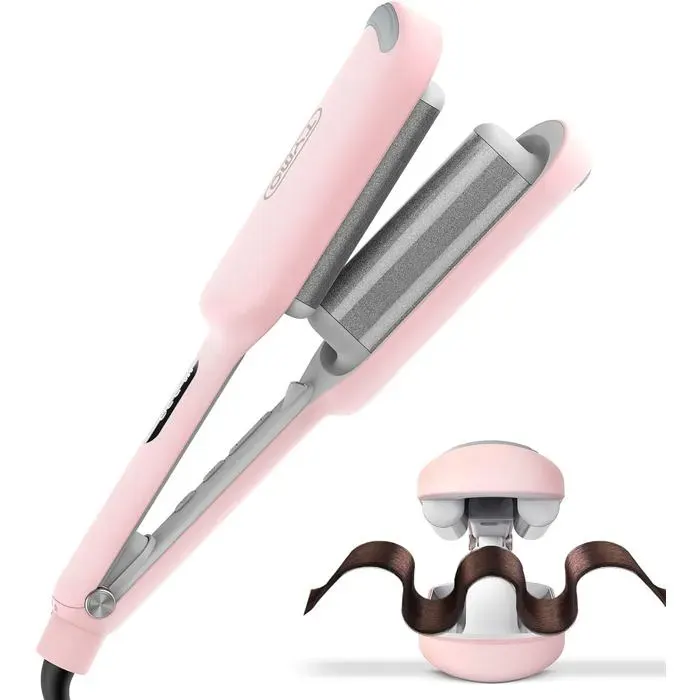 FLEUVE - Fers à boucler - Rovy 32mm boucles larges 4 températures LED anti-brûlure usage débutants