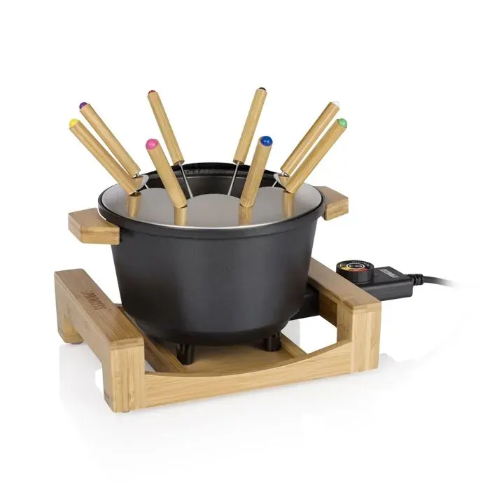 Fondue Princess Pure 173025 - Appareil à fondue pour 8 personnes - 15 L - 800 W
